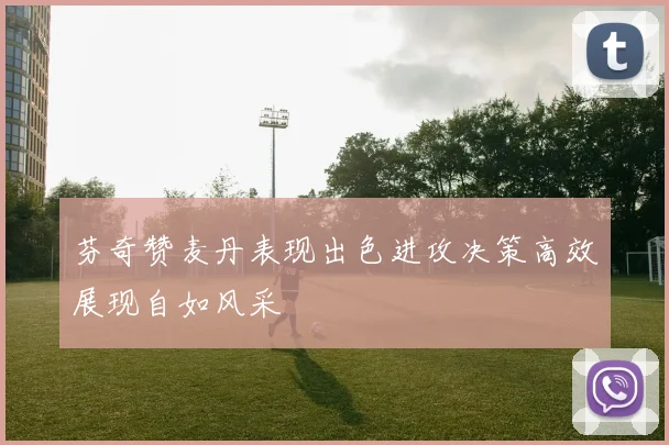芬奇赞麦丹表现出色进攻决策高效展现自如风采